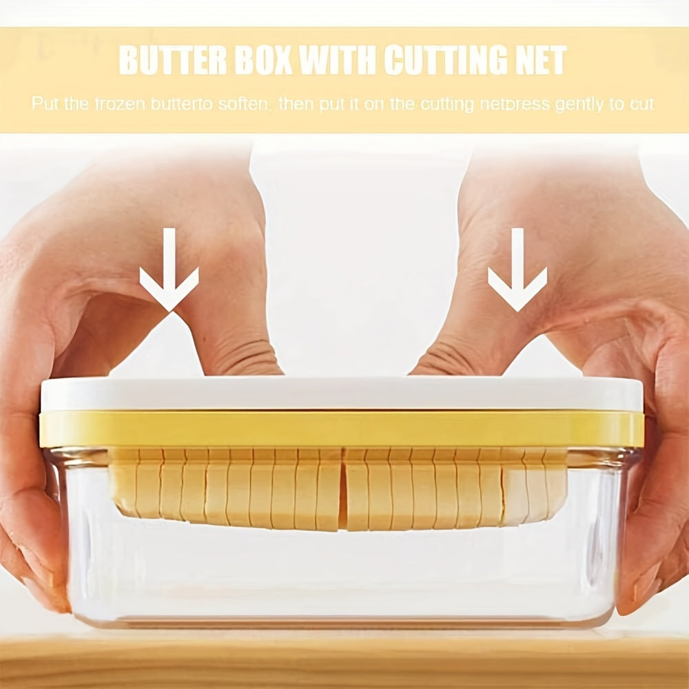 Freezer-Safe Square Flip-Top Butter Dish