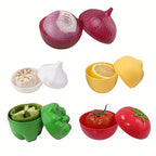Clear Reusable Flip-Top Produce Keepers (Set of 5)