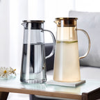 Heat-Resistant Borosilicate Glass Jug & Cup Set (Set of 5 or 7)