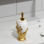 Embossed Metallic Resin Soap Dispenser