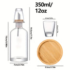 Refillable Compact Mouthwash Dispenser Set (4-Piece)