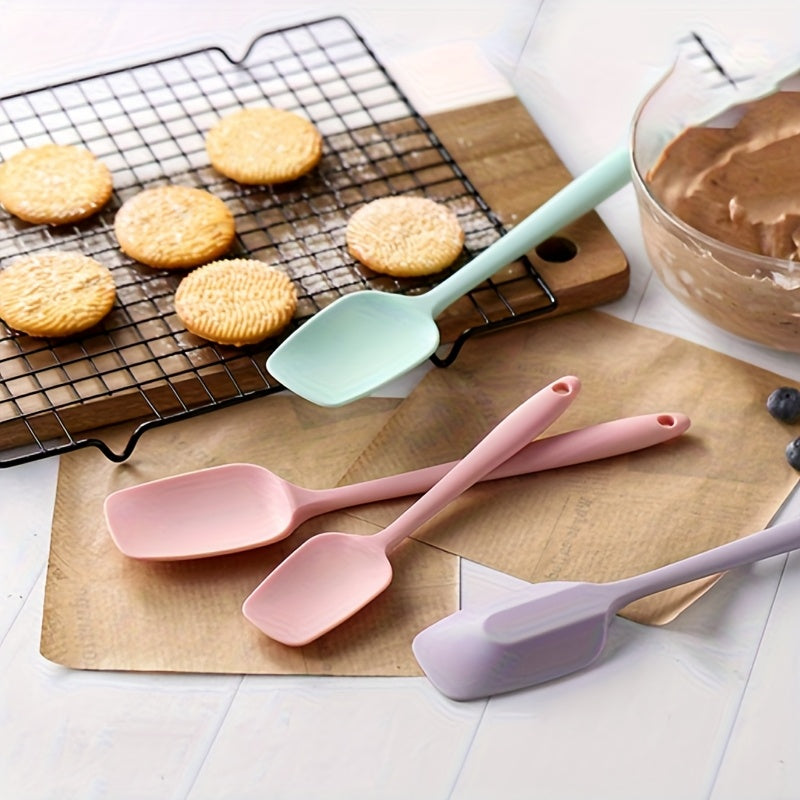 Heat-Resistant Food-Grade Silicone Scraper Set (Set of 4)