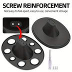 Rotating Multi-Slot Hairbrush Organizer