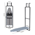 Space-Saving Heat-Resistant Fold-Down Ironing Board (Over-Door)