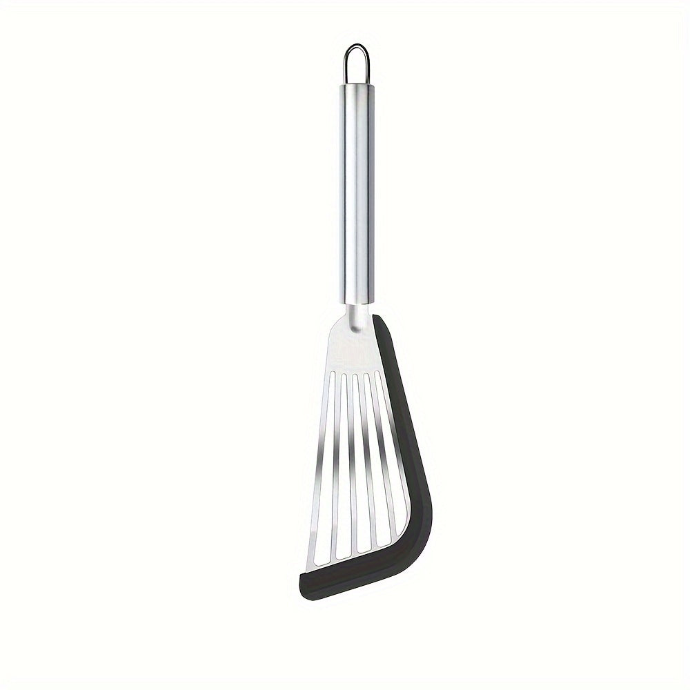 Heat-Resistant Silicone & Stainless Steel Spatula