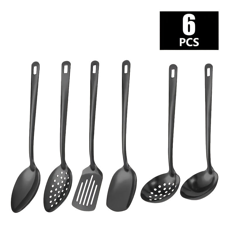 410 Stainless Steel Kitchen Utensil Set (6-Piece)
