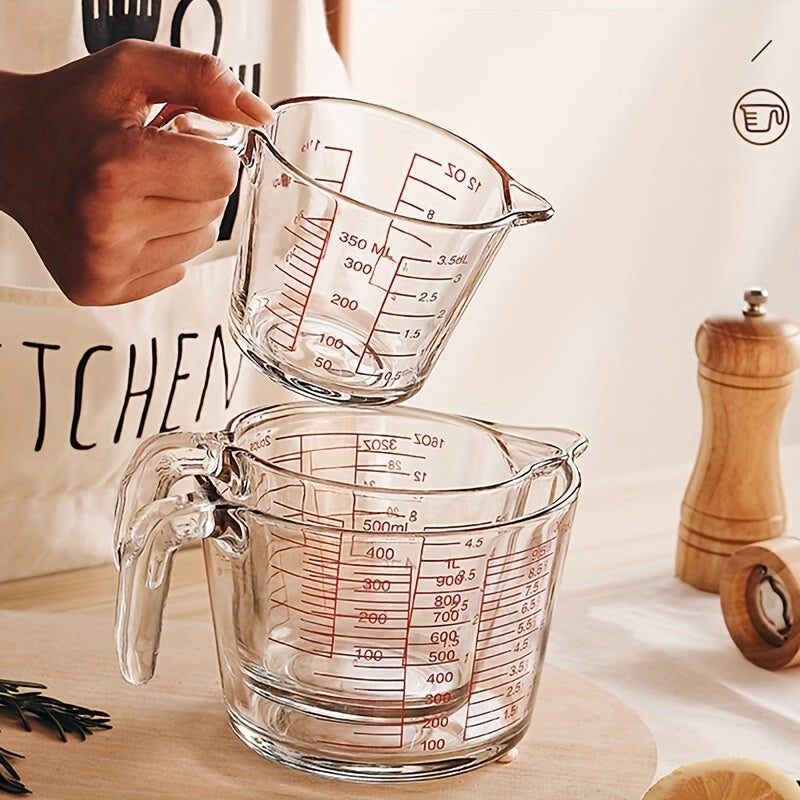 Heat-Resistant Glass Measuring Cups (Set of 3)