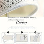 Soft Flannel Absorbent & Machine-Washable Bathroom Mat (Get Naked Print)