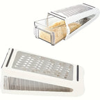 Double-Sided Stainless Steel Grater (Built-In Container)