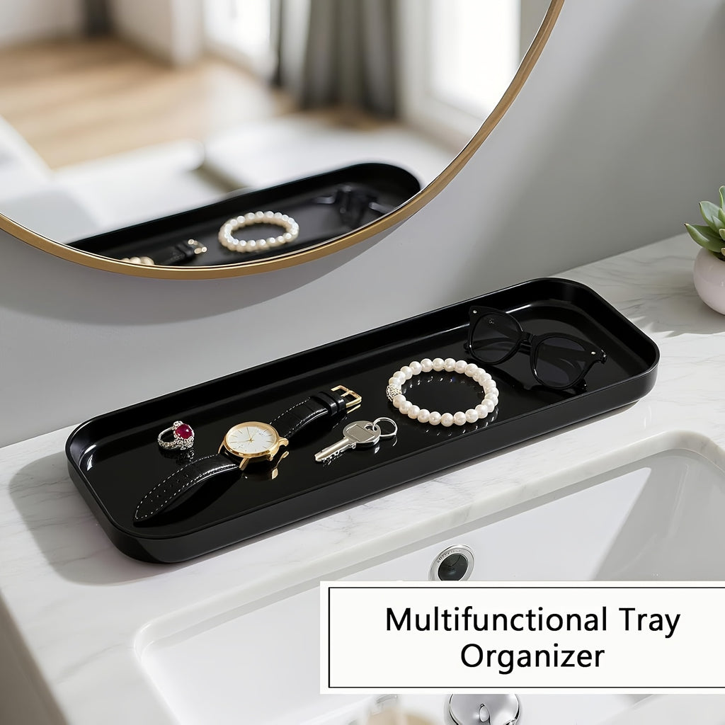 Durable Plastic 9-Piece Bathroom Accessory Set