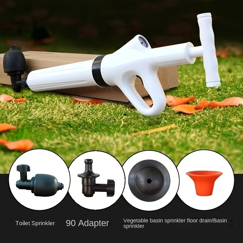 Power-Free PVC Drain Plunger (Toilet & Sink)