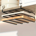 Space-Saving Stainless Steel Under-Cabinet Storage Rack