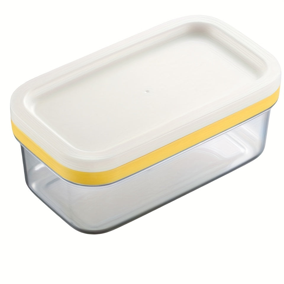 Freezer-Safe Square Flip-Top Butter Dish