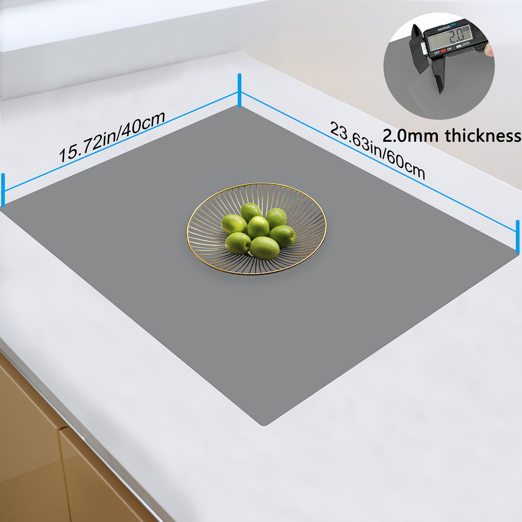 Heat-Resistant Non-Slip Silicone Countertop Mat