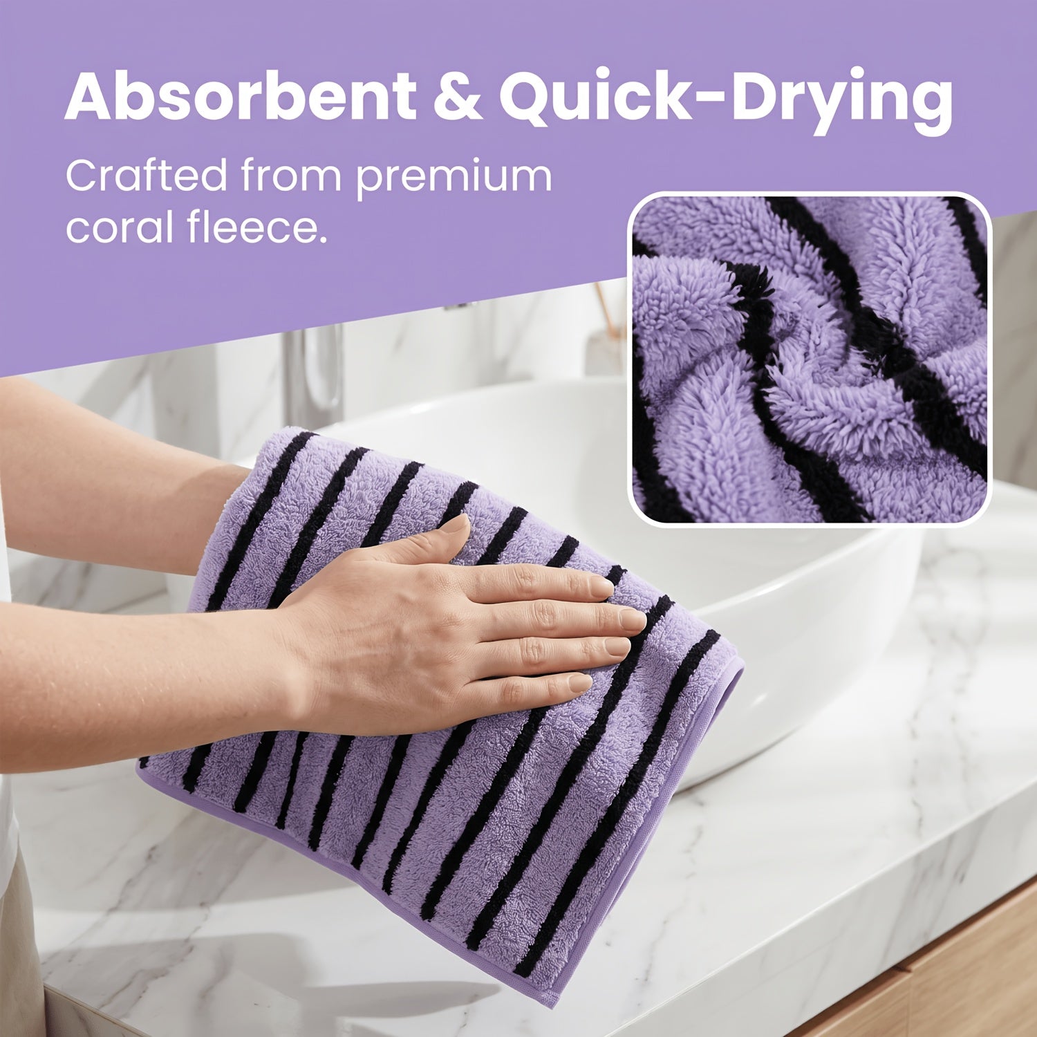 Ultra-Soft Quick-Drying Microfiber Towel Set (5-Piece)