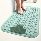 Heavy-Duty PVC Anti-Slip Shower Mat (Machine Washable)