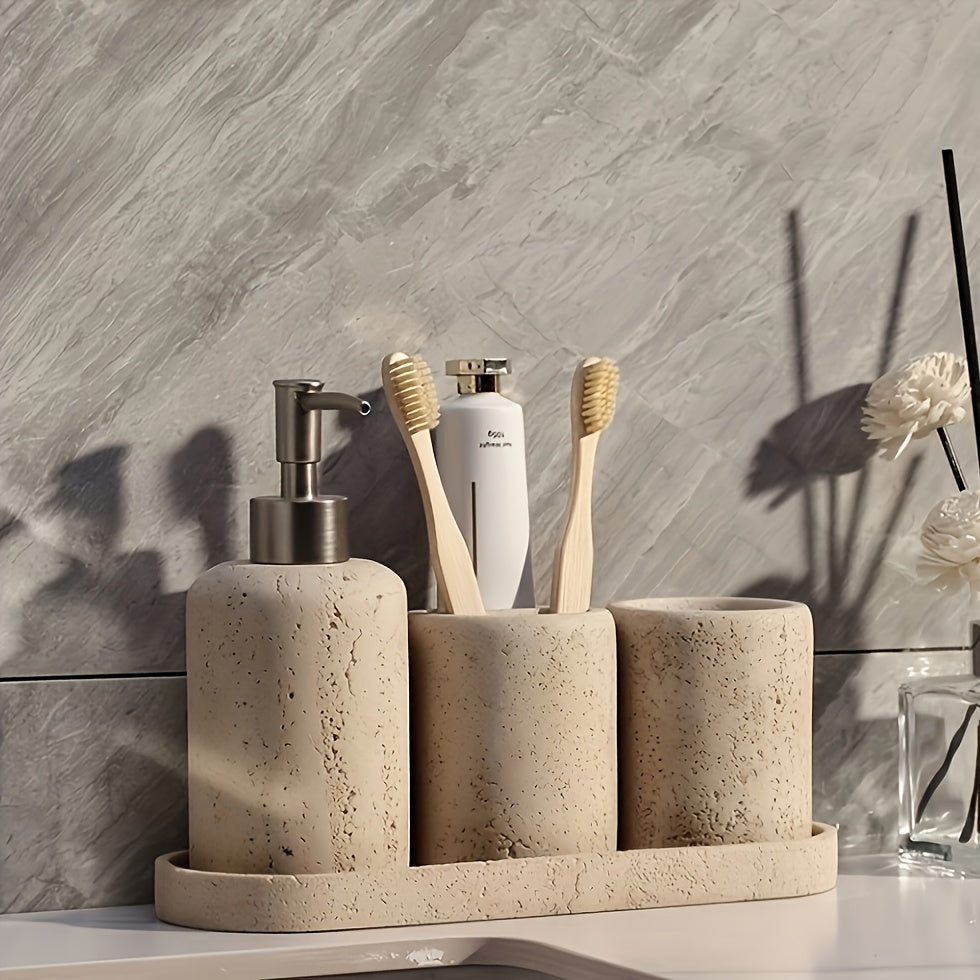 Refillable Freestanding Resin Soap Dispenser