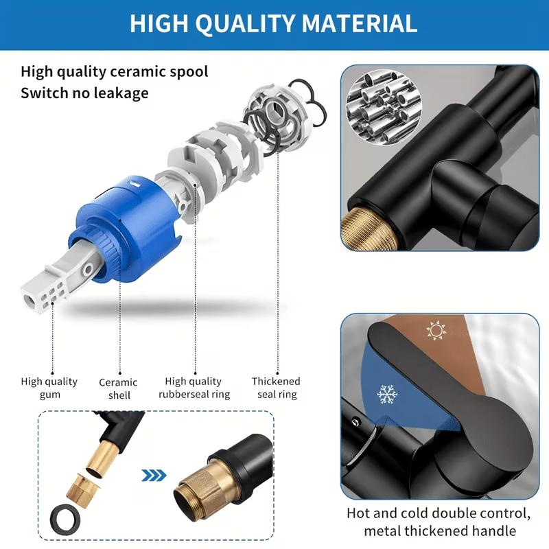 1080° Rotating Bubble Outlet Faucet (Dual Hot & Cold)