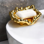 Electroplated Non-Slip Oval Soap Dish