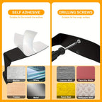 Single-Hand Soft-Damping Paper Towel Holder (Wall/Under-Cabinet Mount)