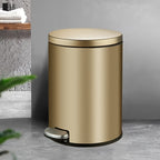 Polished Stainless Steel Step-On Waste Bin (9.5L)