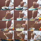 304 Stainless Steel & Food-Grade Silicone Kitchen Utensil Set (38-Piece)