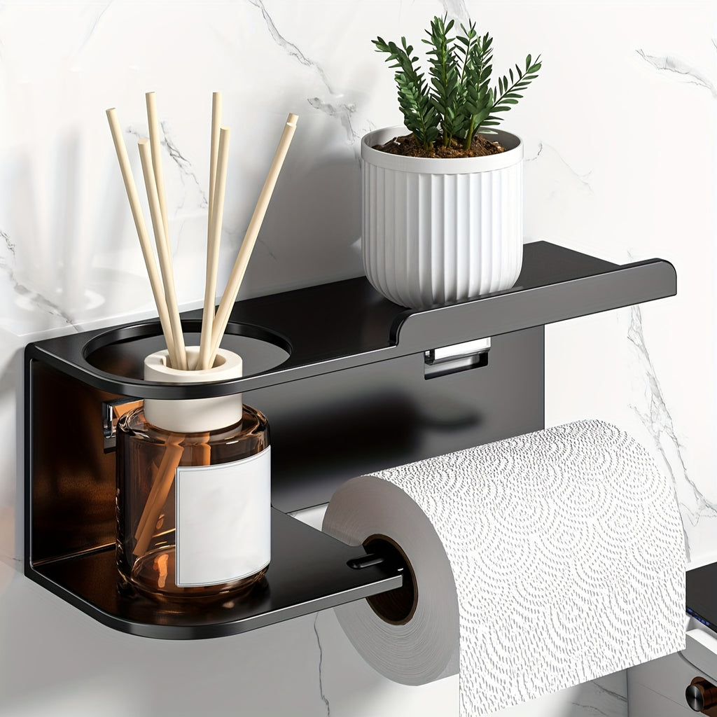 Self-Adhesive Wrought Iron Paper Towel Holder