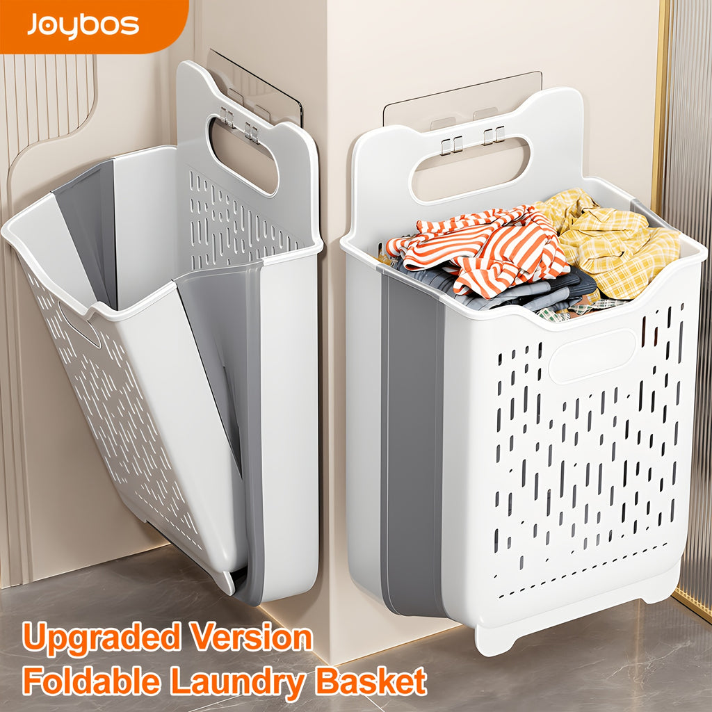 Collapsible Wall-Mount & Freestanding Laundry Basket
