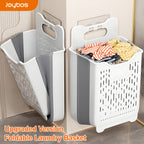 Collapsible Wall-Mount & Freestanding Laundry Basket
