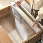 Transparent Non-Adhesive Anti-Slip Cabinet Shelf Liner (23.6 x 78.7 in Roll)