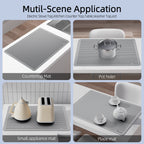 Thick Anti-Slip Silicone Stovetop Protector & Drying Mat (30x21 in)