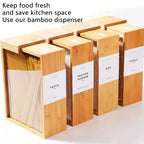 Wooden Leakproof Clip-On Food Storage Container