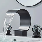 Brushed Stainless Steel Ceramic Ball Bathroom Faucet
