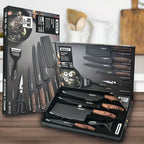 420 Stainless Steel Non-Stick Knife Set (6-Piece With Cutting Board)