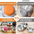 Stainless Steel Airtight & Non-Slip Mixing Bowl Set (26-Piece)