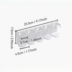 No-Drill Adjustable Wall Spice & Cosmetic Rack