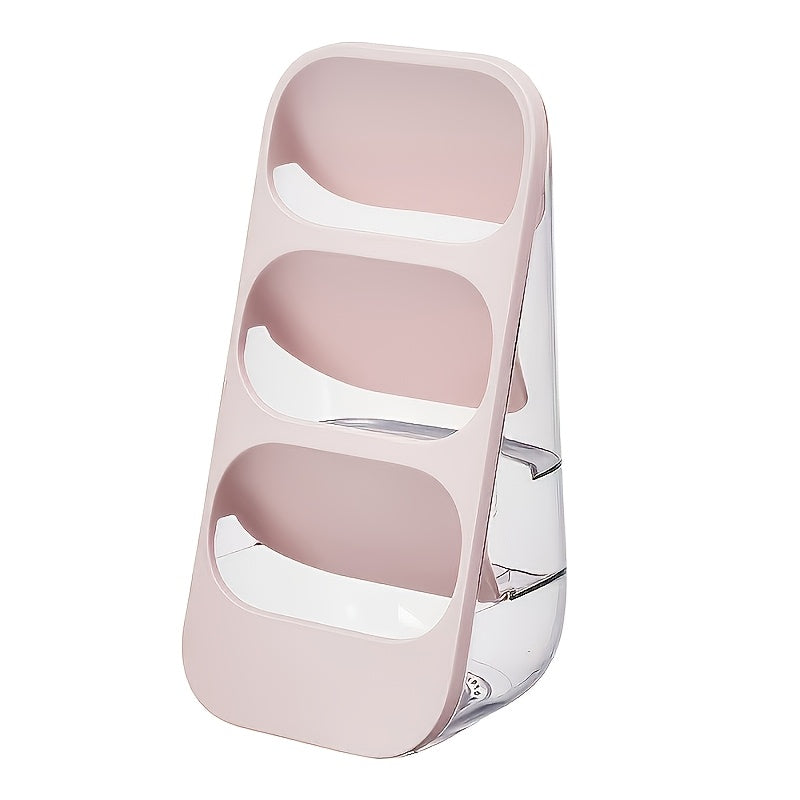Large-Capacity Clear Acrylic Makeup Organizer (Multi-Compartment)