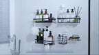 No-Drill Rustproof Stainless Steel Shower Caddy Set (5-Piece)