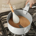 Heat-Resistant Silicone Utensil Set With Wooden Handles (10-Piece)