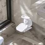 Wall-Mounted Suction-Cup Shower Foot Rest