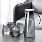 Heat-Resistant Borosilicate Glass Jug & Cup Set (Set of 5 or 7)