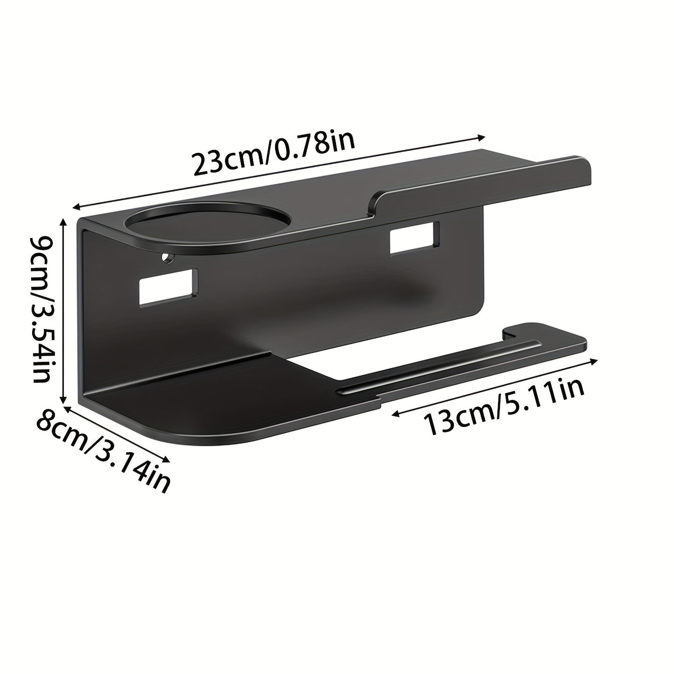 Self-Adhesive Wrought Iron Paper Towel Holder