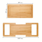 Adjustable Double-Sided Wooden Cutting Board (Juice Groove)