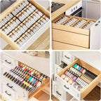 Expandable & Retractable Transparent Acrylic Spice Organizer (2-Tier)