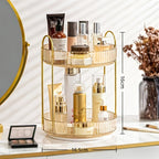 Space-Saving 360° Rotating Makeup Organizer (Countertop)