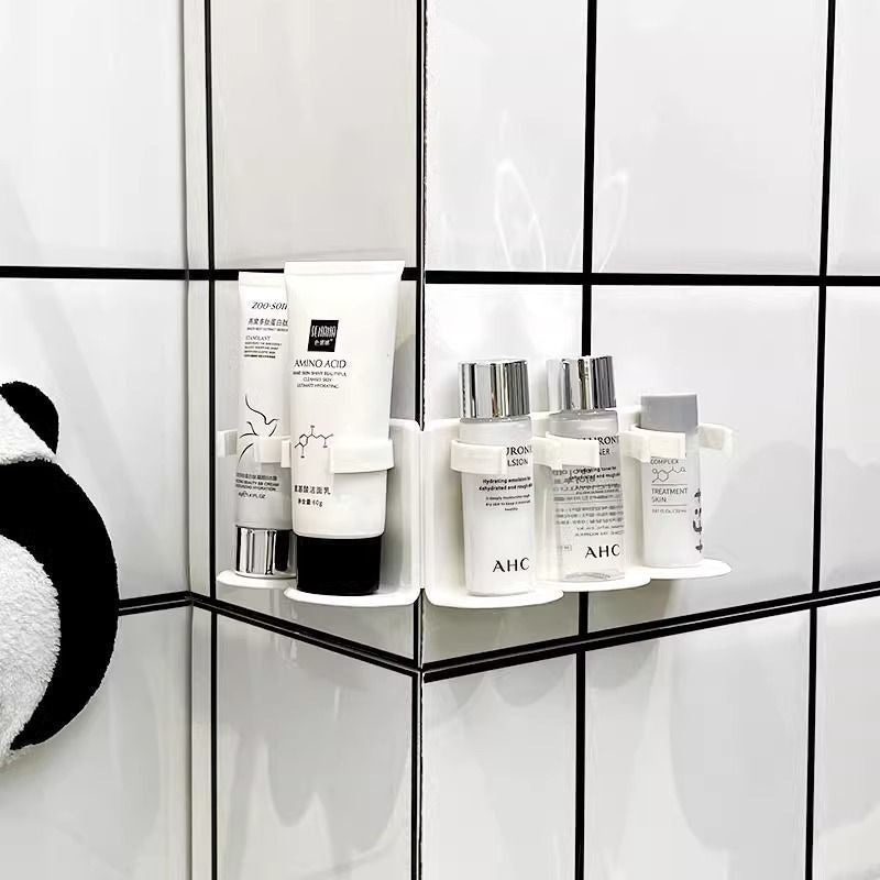 No-Drill Adjustable Wall Spice & Cosmetic Rack