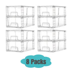 Clear Acrylic Stackable Drawer Bins With Handles