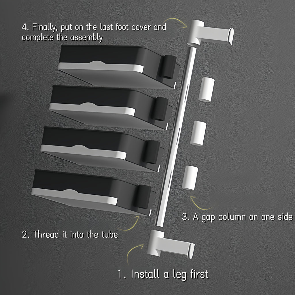 No-Drill 180° Rotating Quick-Drain Soap Organizer