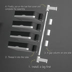 No-Drill 180° Rotating Quick-Drain Soap Organizer