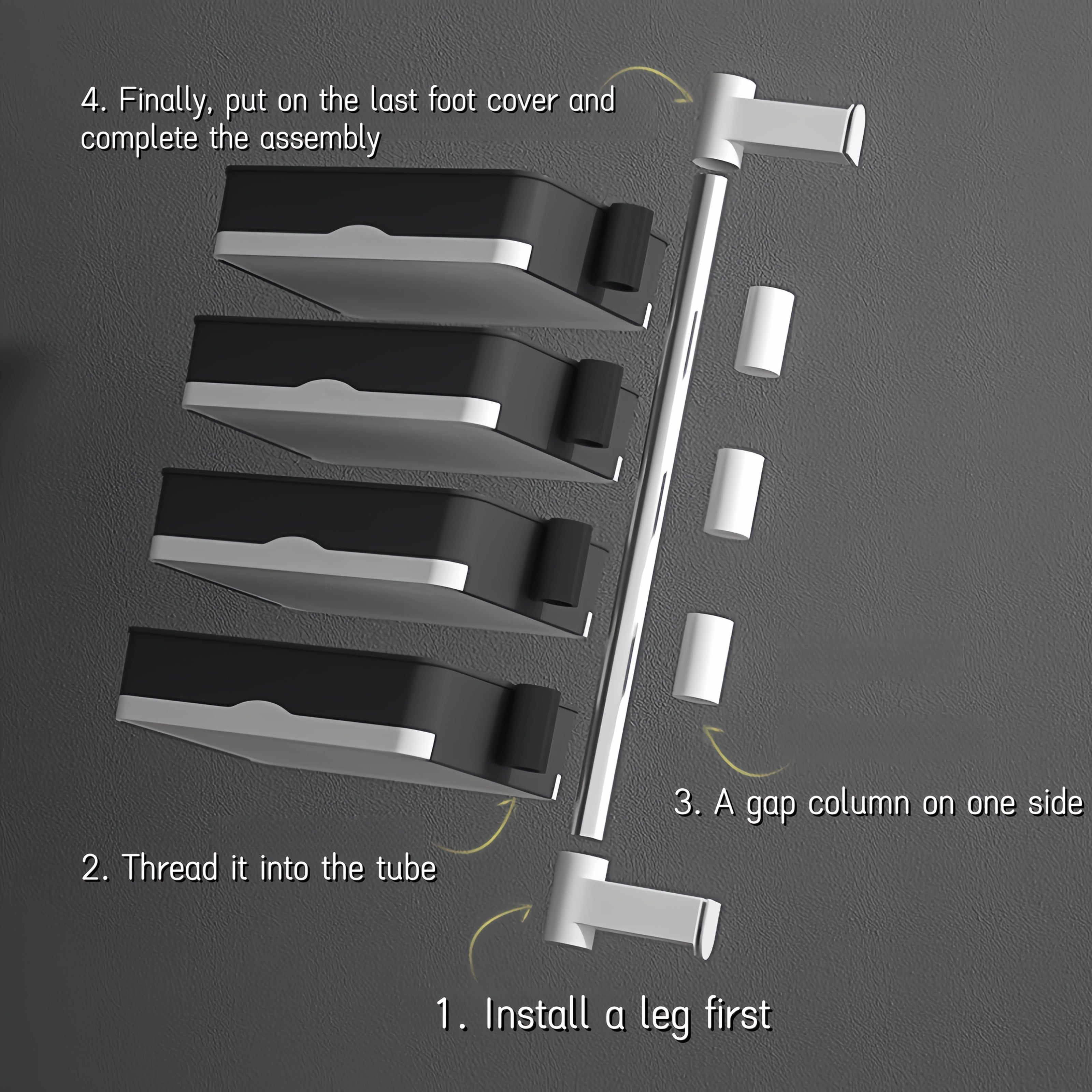 No-Drill 180° Rotating Quick-Drain Soap Organizer